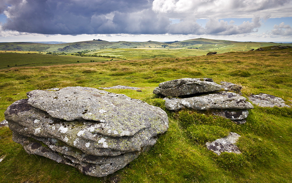 Chinkwell Tor, Dartmoor National Park, Devon, England, United Kingdom, Europe