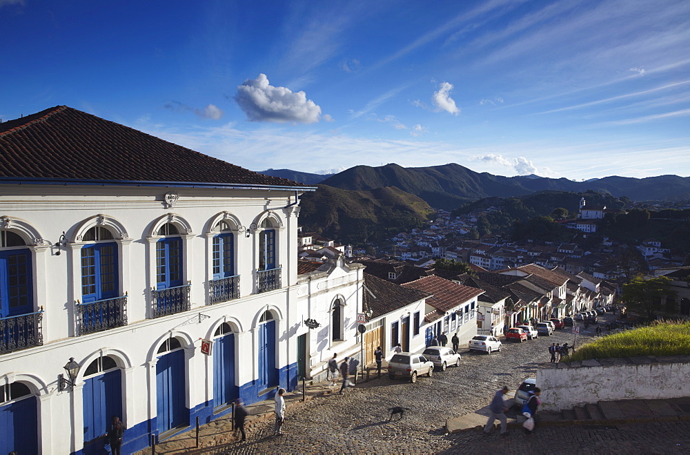 View of Ouro Preto, UNESCO World Heritage Site, Minas Gerais, Brazil, South America 