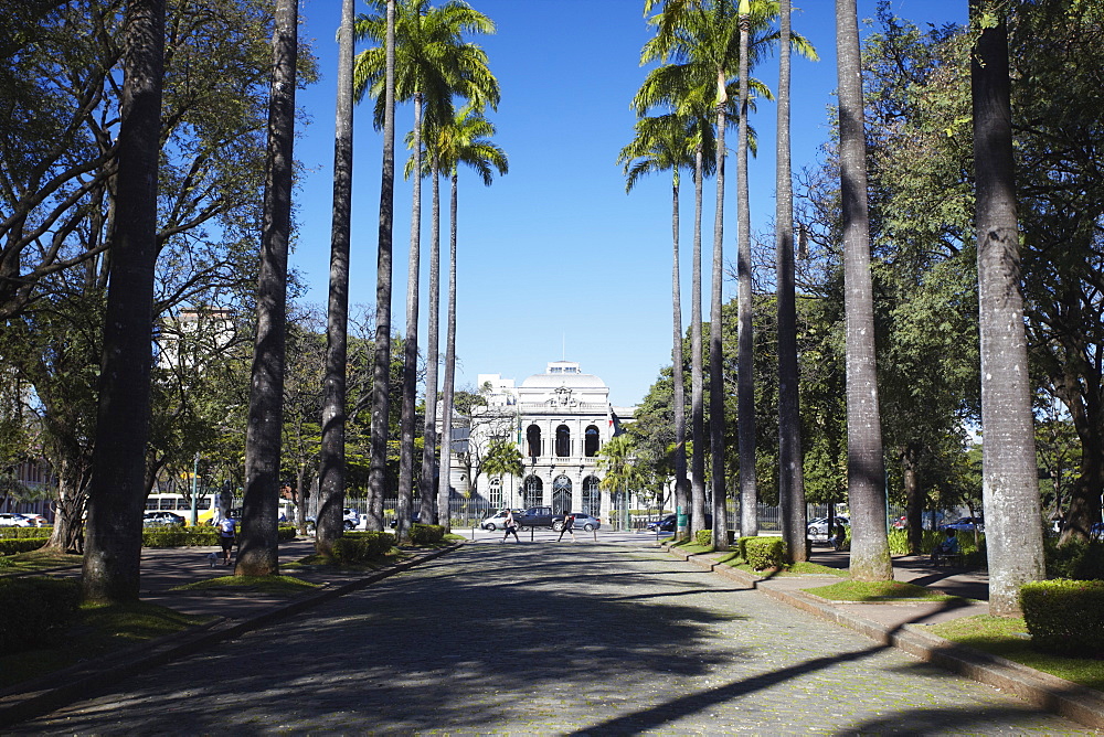 Palacio do Governo (Palace of the Government), Praca da Liberdade, Belo Horizonte, Minas Gerais, Brazil, South America 