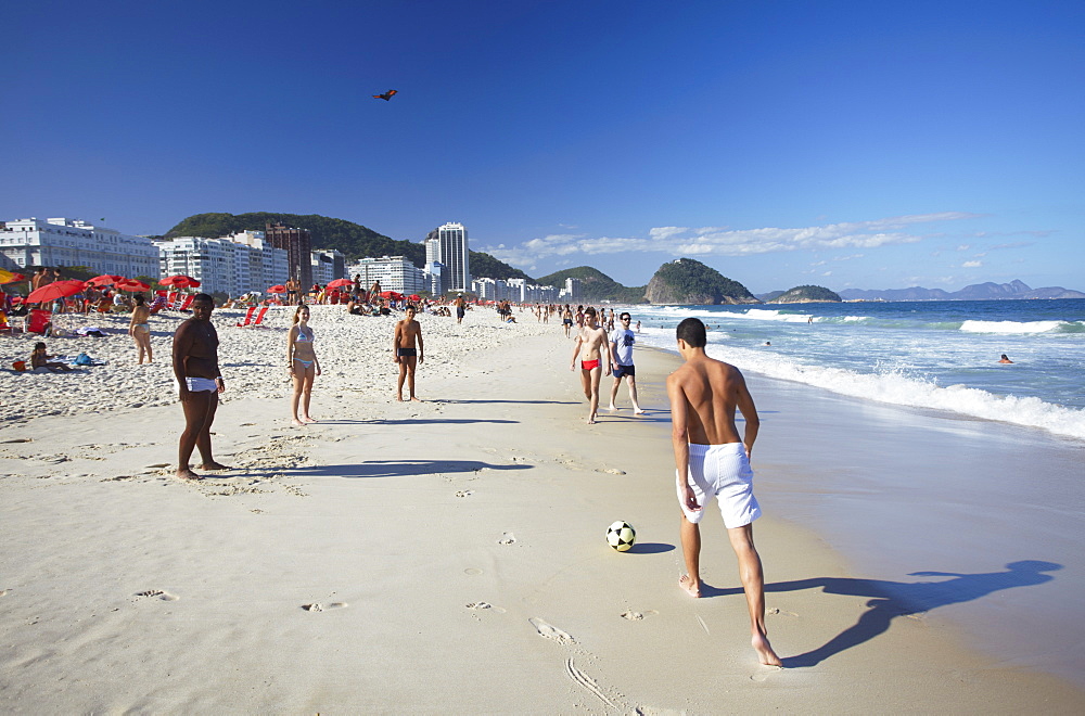 Copacabana beach, Rio de Janeiro, Brazil, South America 