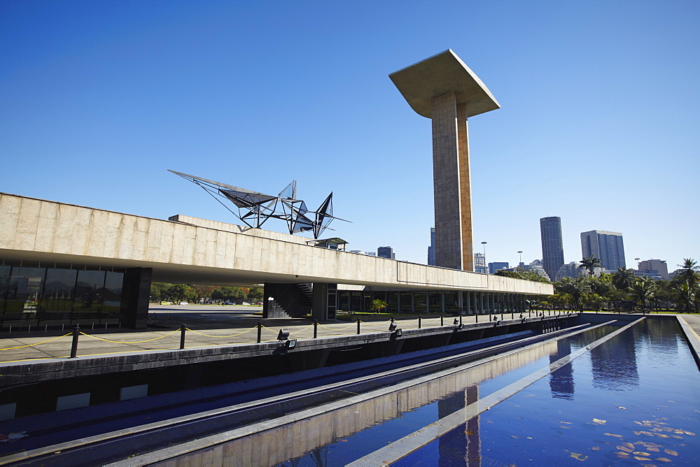 World War Two Memorial in Parque do Flamengo, Gloria, Rio de Janeiro, Brazil, South America 