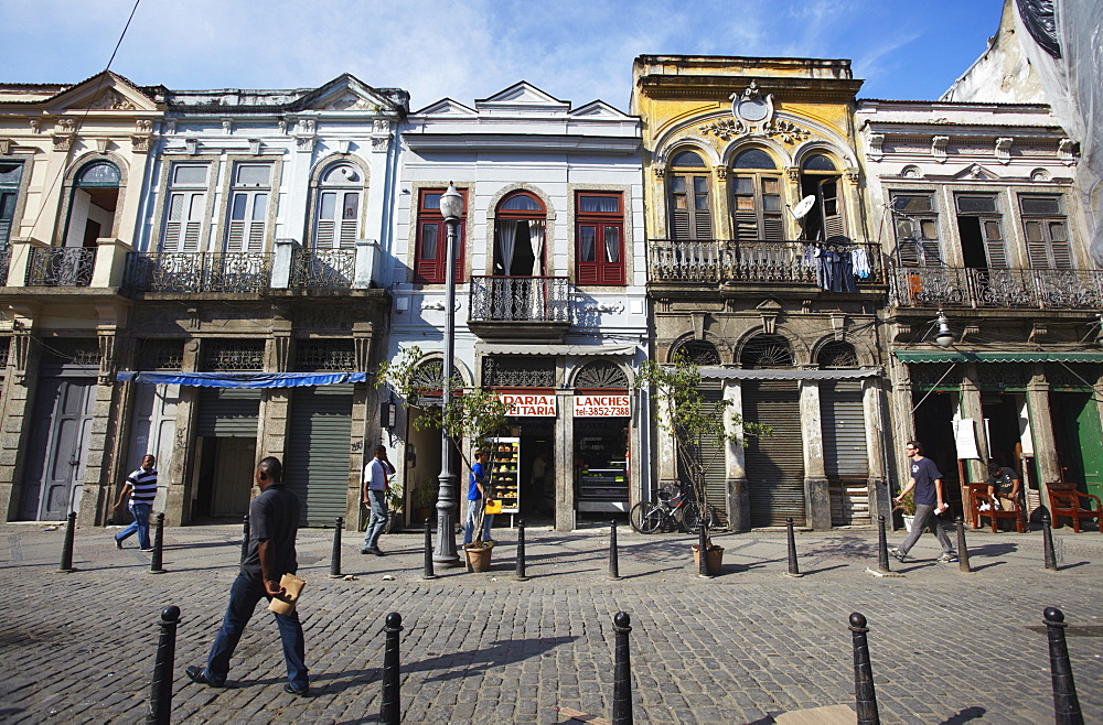 Colonial architecture, Fatima, Rio de Janeiro, Brazil, South America 