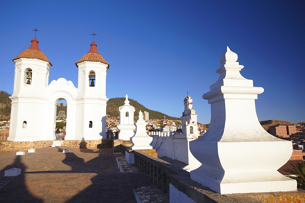 Rooftop of Convento de San Felipe Neri, Sucre, UNESCO World Heritage Site, Bolivia, South America