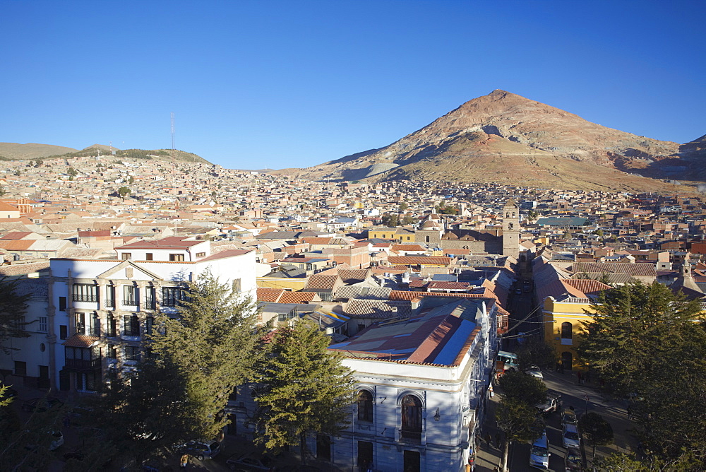 View of Potosi, UNESCO World Heritage Site, Bolivia, South America