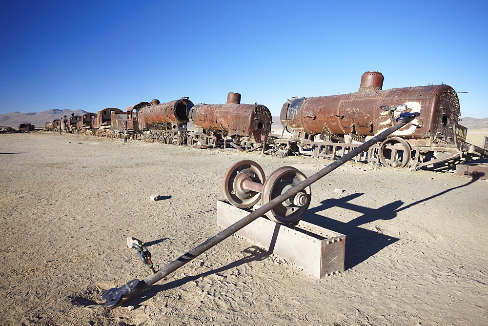 Cemeterio de Trenes (Train Cemetery), Uyuni, Potosi Department, Bolivia, South America