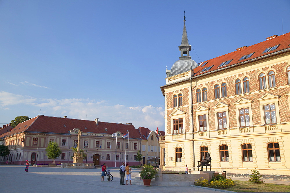 Main Square, Keszthely, Lake Balaton, Hungary, Europe