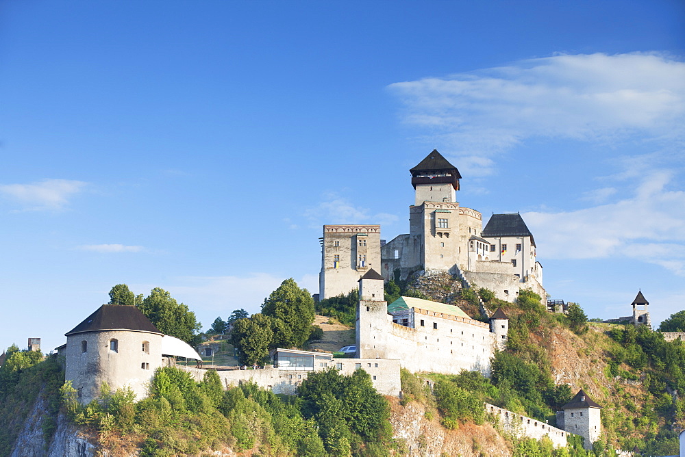 Trencin Castle, Trencin, Trencin Region, Slovakia, Europe 