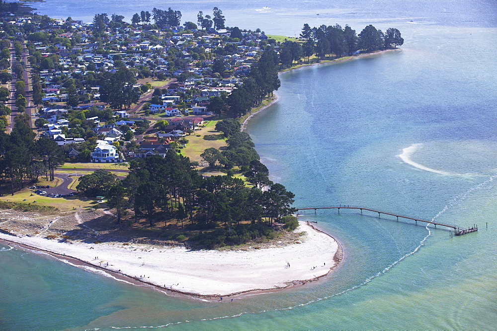 View of Pauanui, Tairua, Coromandel Peninsula, Waikato, North Island, New Zealand, Pacific