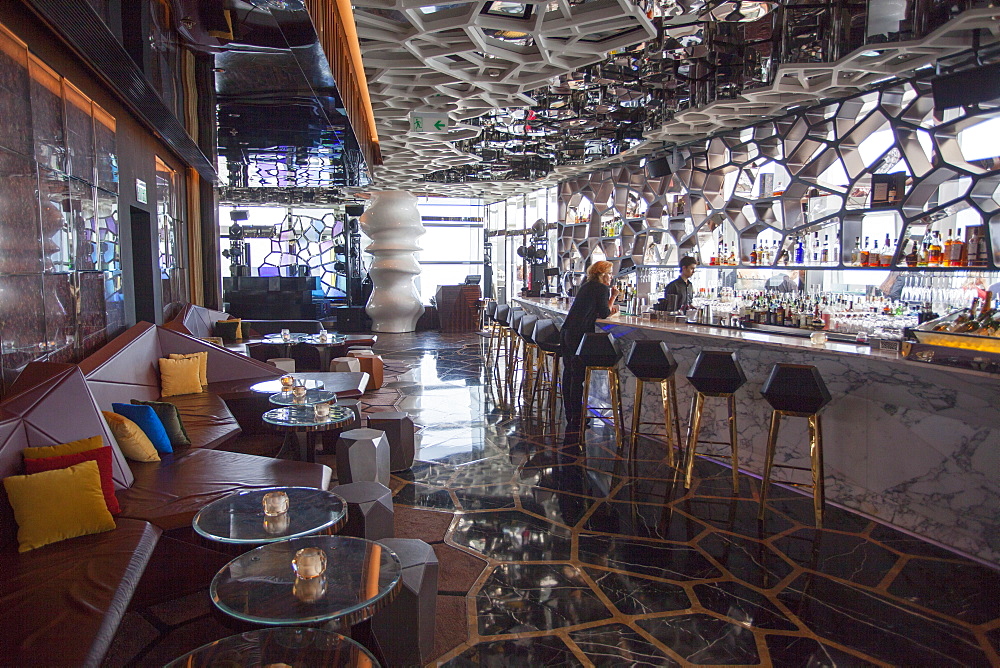 Ozone bar (highest in the world) in Ritz Carlton inside ICC, Kowloon, Hong Kong, China, Asia