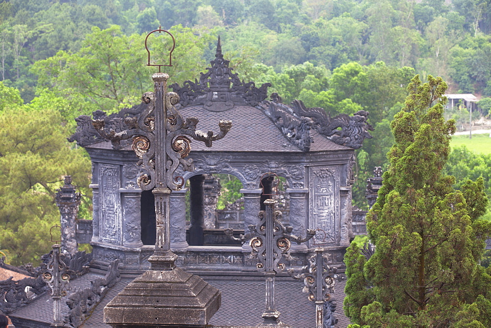 Tomb of Khai Dinh, UNESCO World Heritage Site, Hue, Thua Thien-Hue, Vietnam, Indochina, Southeast Asia, Asia