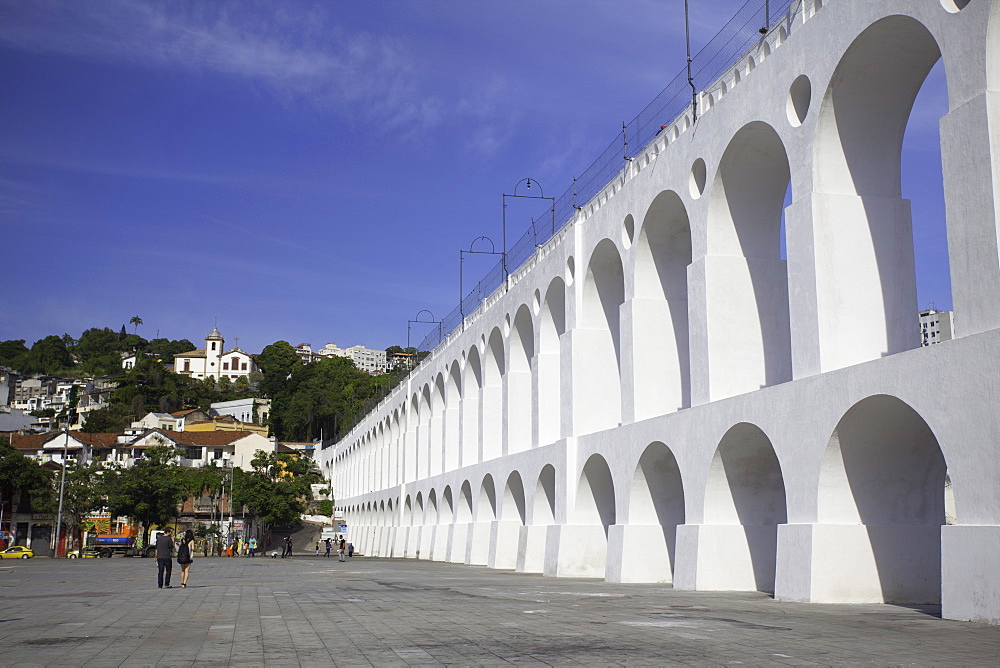 Arcos da Lapa (Carioca Aqueduct), Lapa, Rio de Janeiro, Brazil, South America