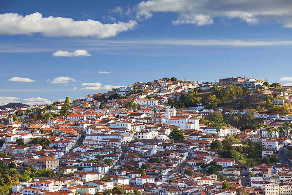 View of Diamantina, UNESCO World Heritage Site, Minas Gerais, Brazil, South America