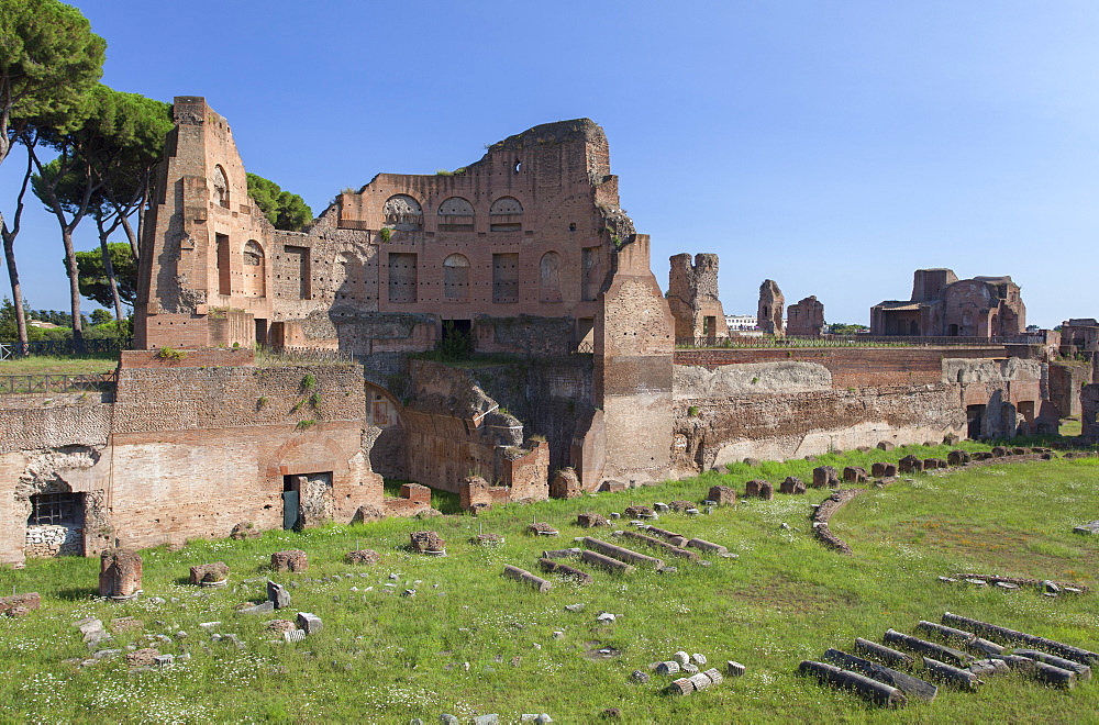 Stadium of Domitian on Palatine Hill, UNESCO World Heritage Site, Rome, Lazio, Italy, Europe