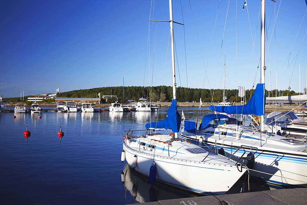 Yachts In Pirita Harbour, Tallinn, Estonia, Baltic States, Europe