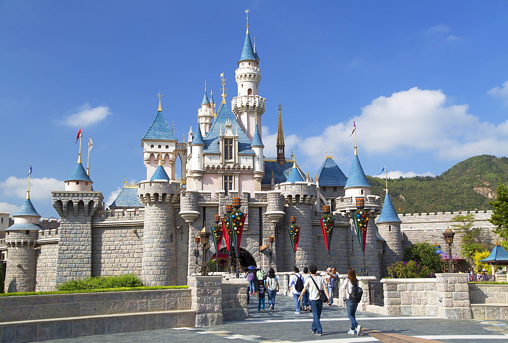 Disneyland, Lantau Island, Hong Kong, China, Asia