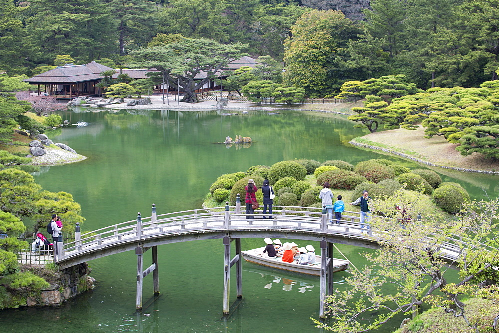 Ritsurin-koen, Takamatsu, Shikoku, Japan, Asia