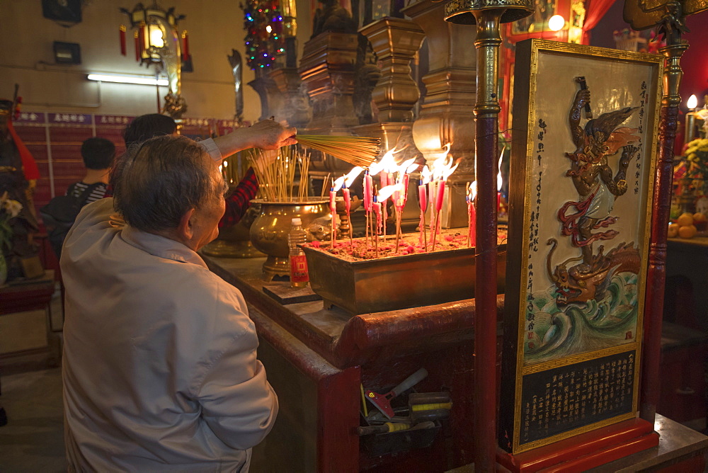 Man Mo Temple, Sheung Wan, Hong Kong Island, Hong Kong, China, Asia