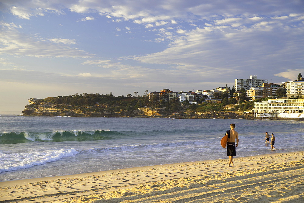 Surfer on Bondi Beach, Sydney, New South Wales, Australia, Pacific