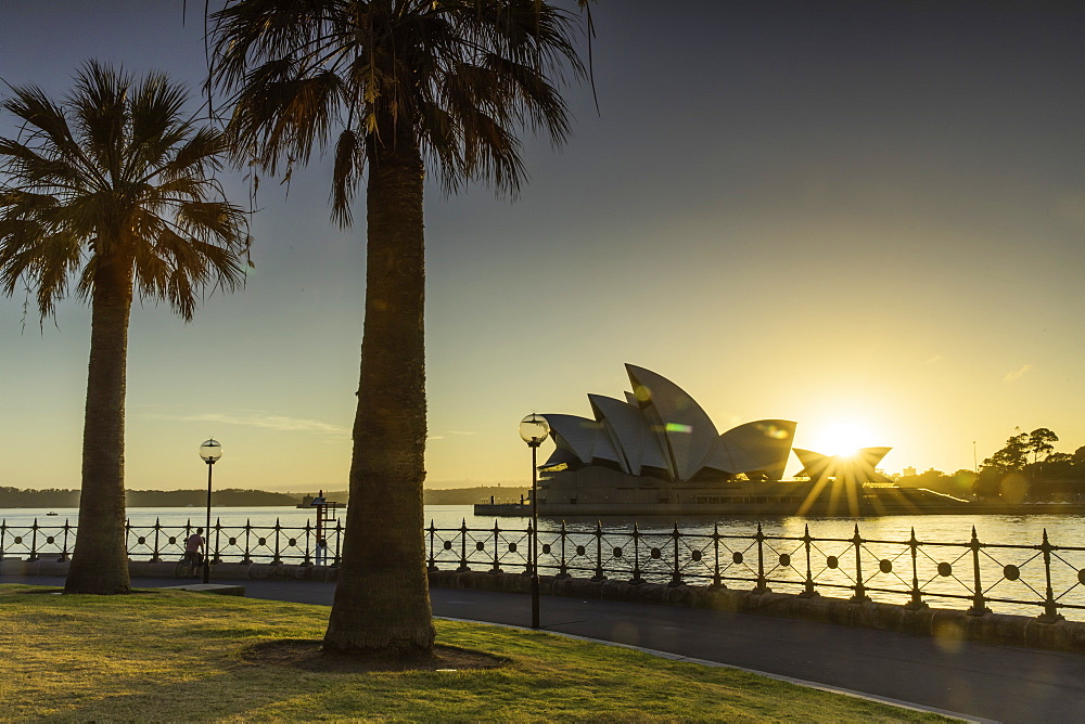 Sydney Opera House at sunrise, Sydney, New South Wales, Australia, Pacific