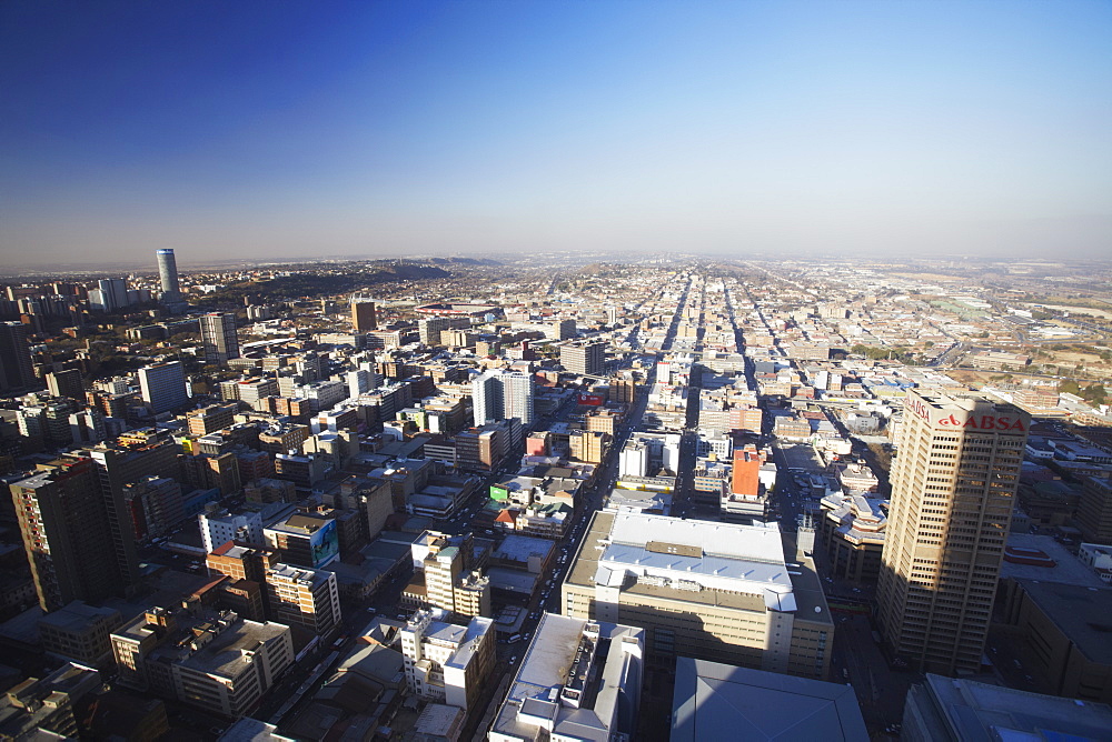 View of east downtown Johannesburg, Gauteng, South Africa, Africa