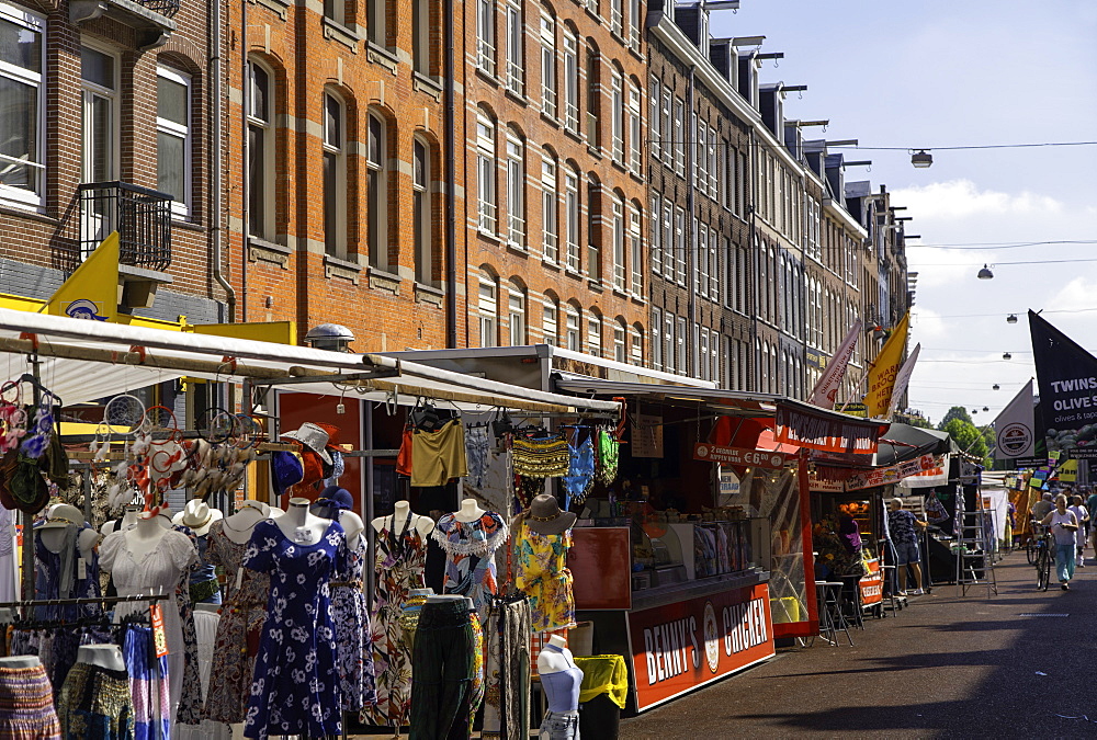 De Pijp Market, Amsterdam, Noord Holland, Netherlands, Europe