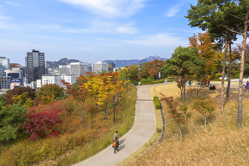 Namsan Baekbeom Park, Seoul, South Korea, Asia