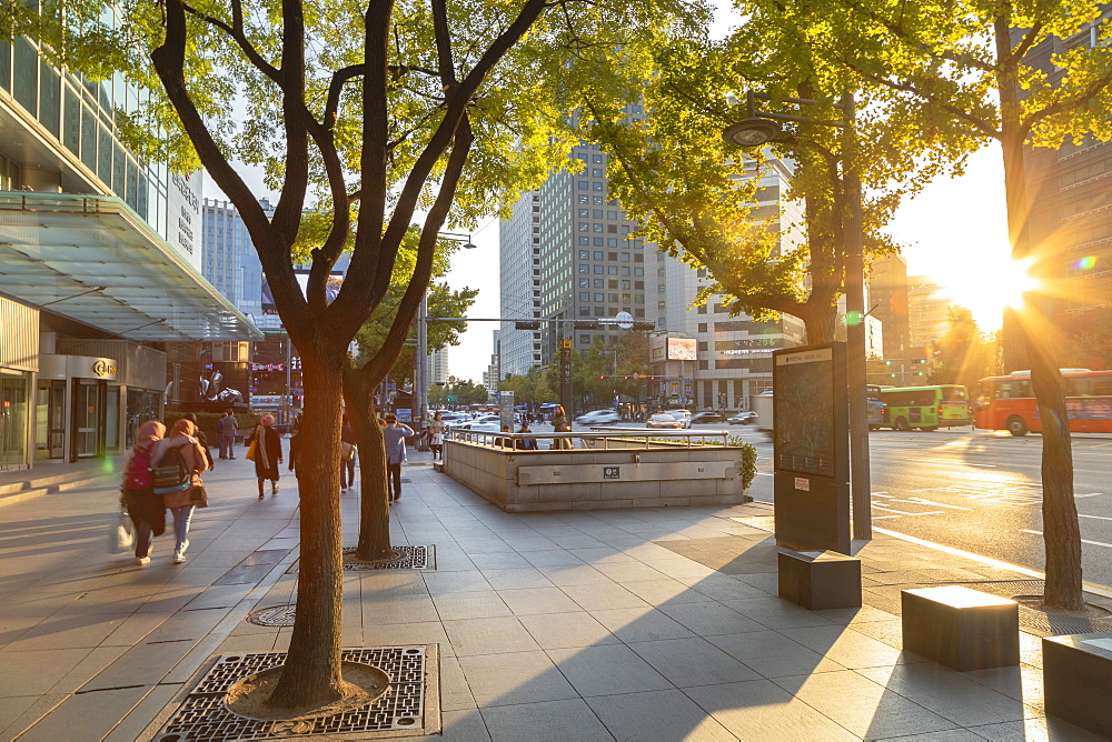 Street scene, Seoul, South Korea, Asia