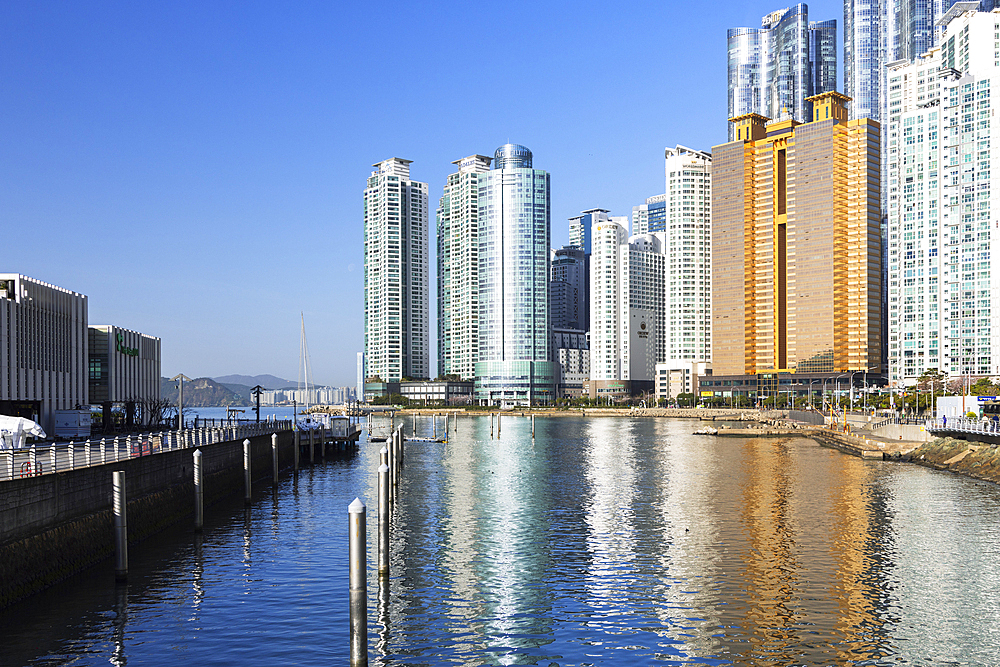 Skyscrapers of Marine City, Busan, South Korea, Asia