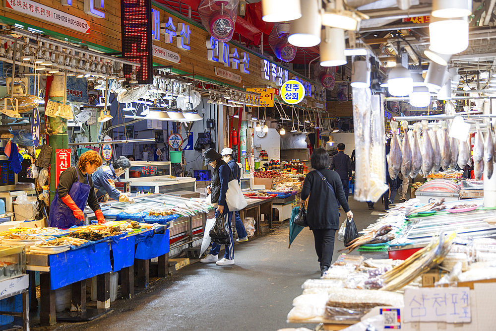 Bujeon market, Seomyeon, Busan, South Korea, Asia