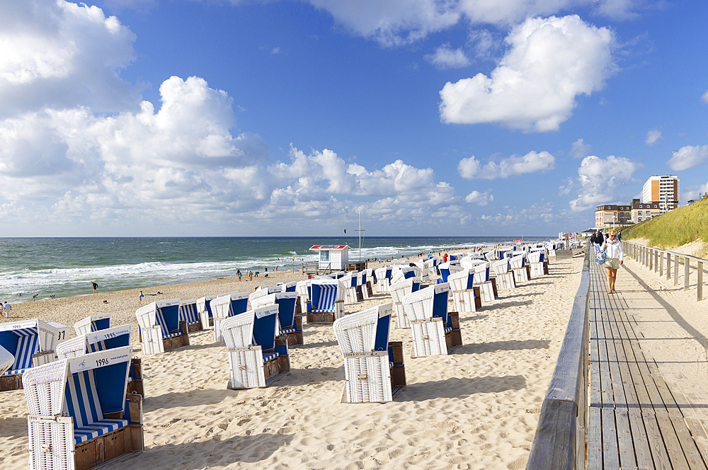 Westerland beach, Sylt, Schleswig Holstein, Germany