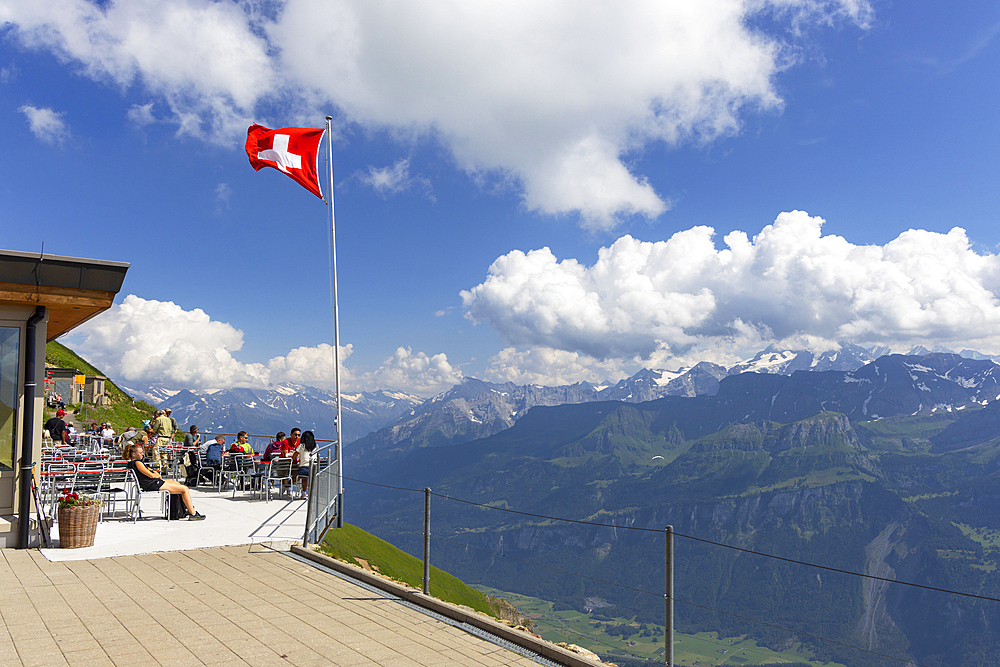 Restaurant at Brienzer Rothorn mountain, Brienz, Switzerland