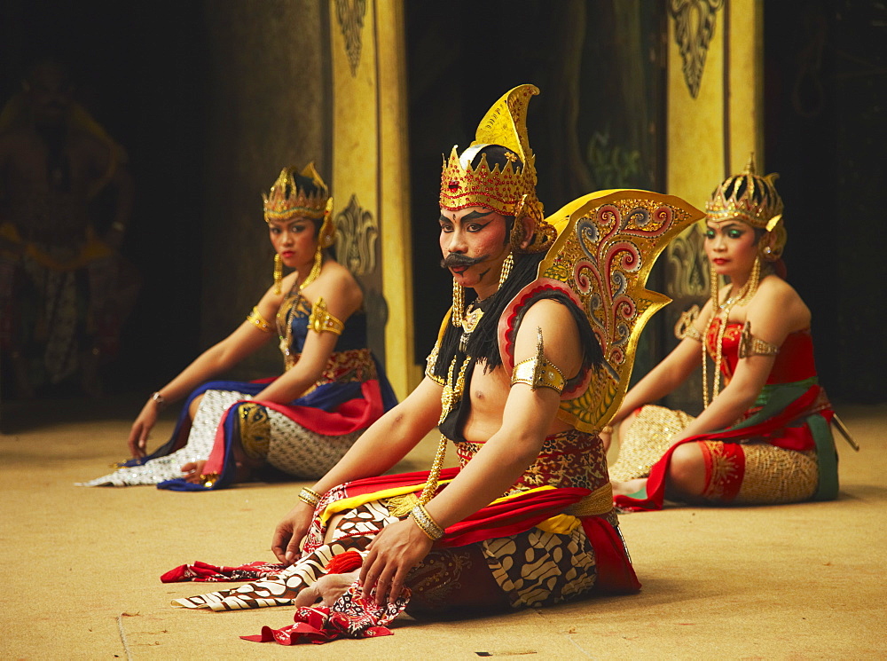 Wayang orang performance in Sriwedari Theatre, Solo, Java, Indonesia, Southeast Asia, Asia