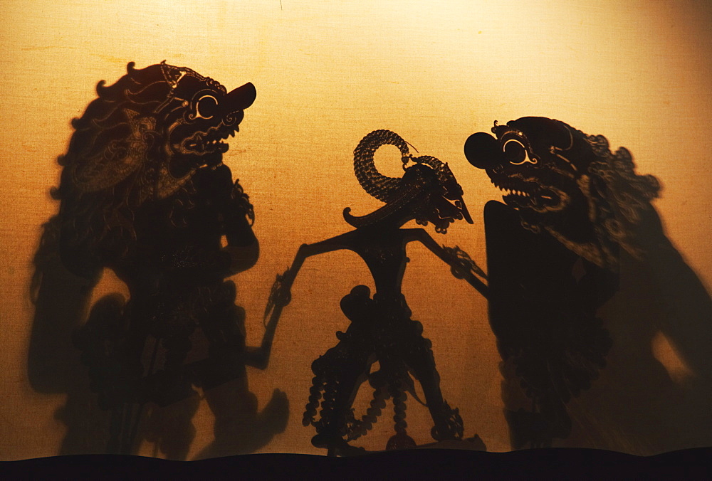 Wayang kulit (leather puppet) performance, Yogyakarta, Java, Indonesia, Southeast Asia, Asia