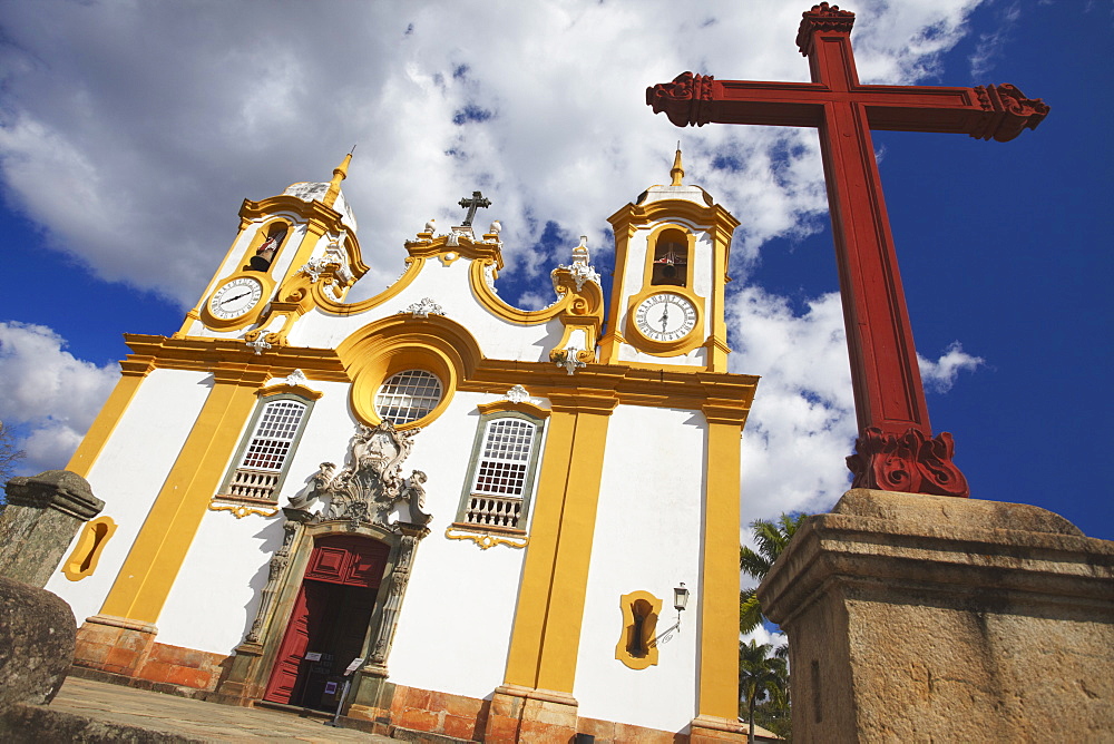 Matriz de Santo Antonio Church, Tiradentes, Minas Gerais, Brazil, South America 