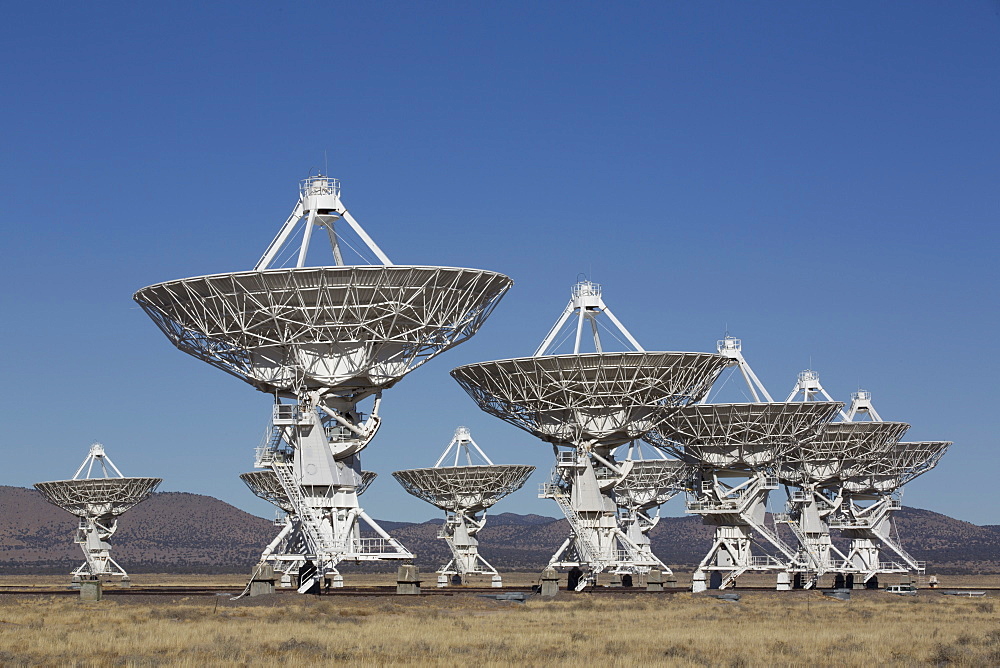 The Very Large Array (The National Radio Astronomy Observatory), multiple antennas, New Mexico, United States of America, North America