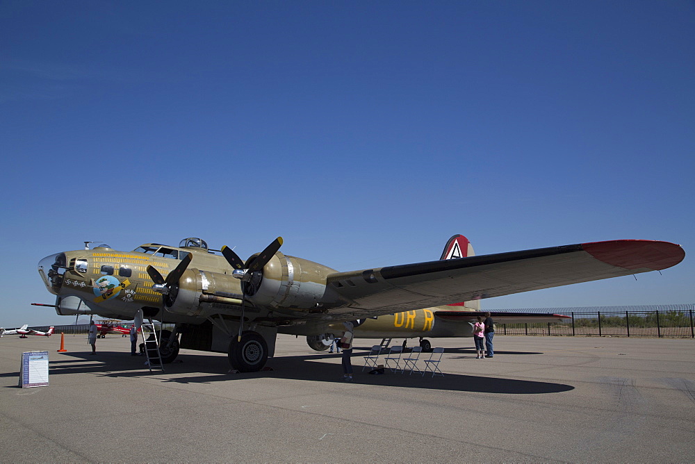 Marana Regional Airport, Wings of Freedom Tour, airshow, Boeing B-17G Flying Fortress, introduced in 1938, Marana, Arizona, United States of America, North America