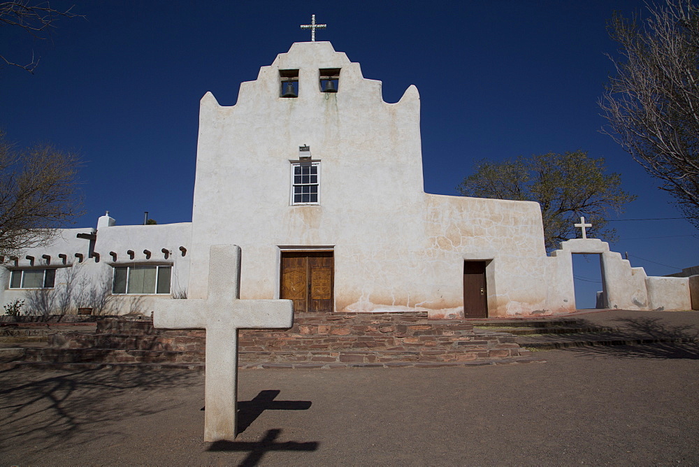 San Jose de la Laguna Mission and Convento, constructed between 1699 and 1701, Laguna Pueblo, New Mexico, United States of America, North America