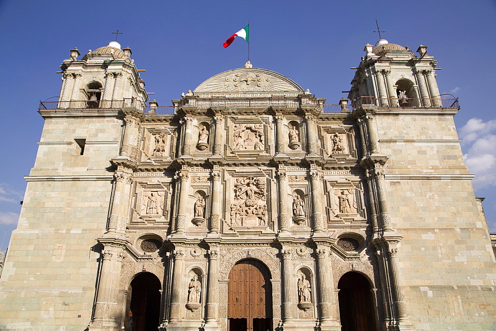 The Cathedral of the Virgin of the Assumption, began in 1553, Oaxaca City, Oaxaca, Mexico, North America