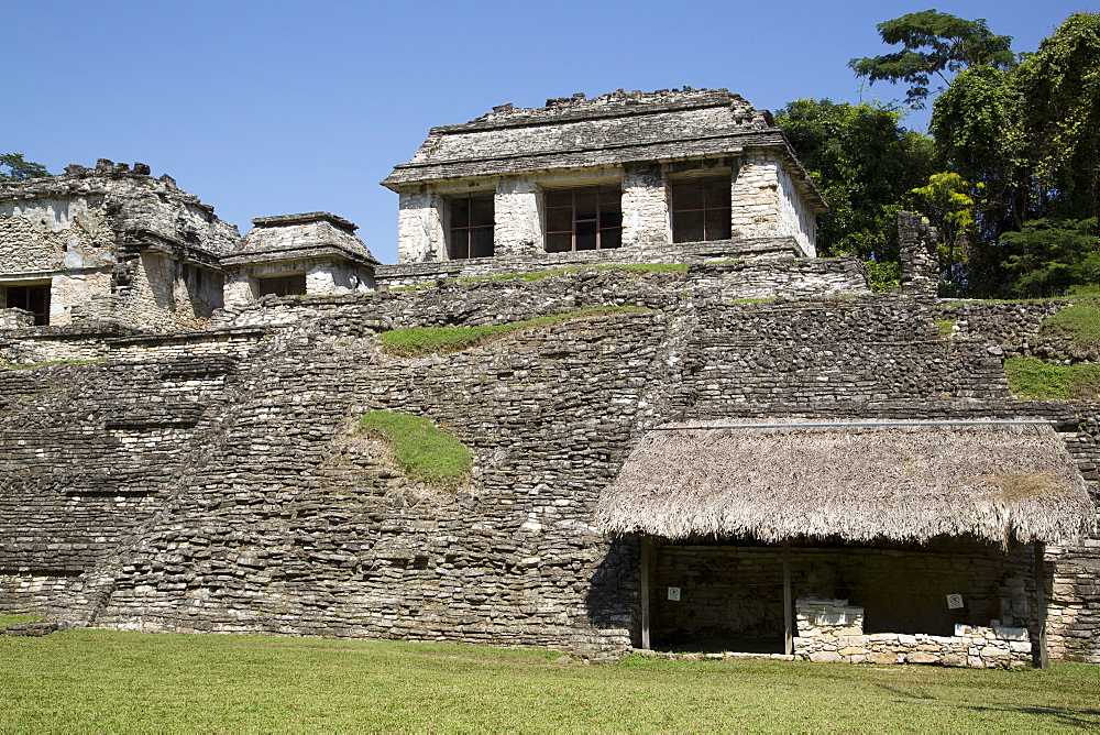 The North Group, Palenque Archaeological Park, UNESCO World Heritage Site, Palenque, Chiapas, Mexico, North America