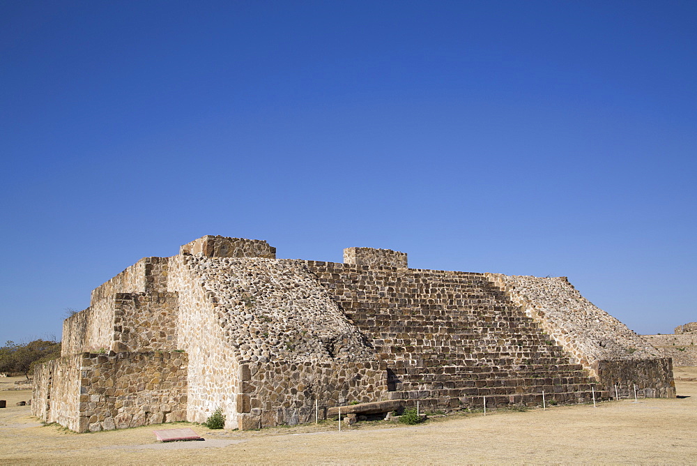 Building J, Observatory, Monte Alban, UNESCO World Heritage Site, Oaxaca, Mexico, North America