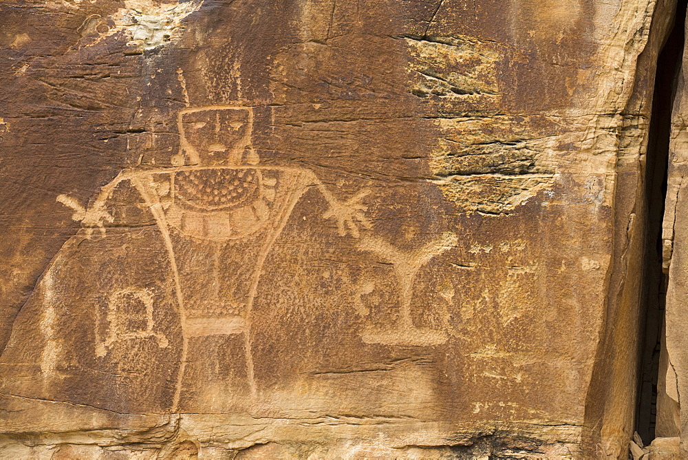 Dry Fork Canyon Rock Art, located on McConkie Ranch, Fremont style, dating from AD 700 to AD 1200, near Vernal, Utah, United States of America, North America