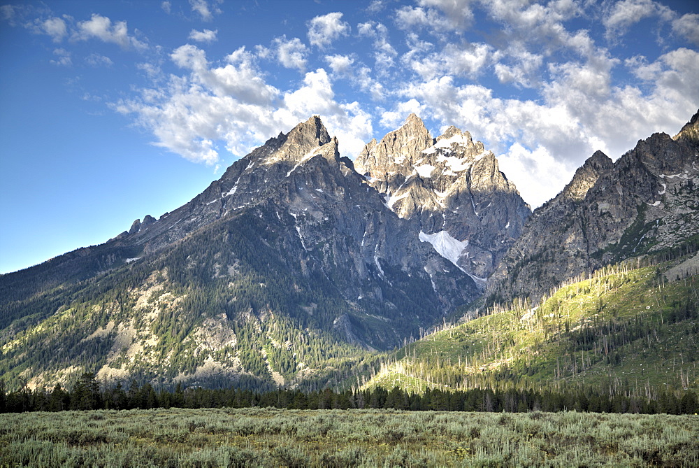 Teton Range, Grand Teton National Park, Wyoming, United States of America, North America