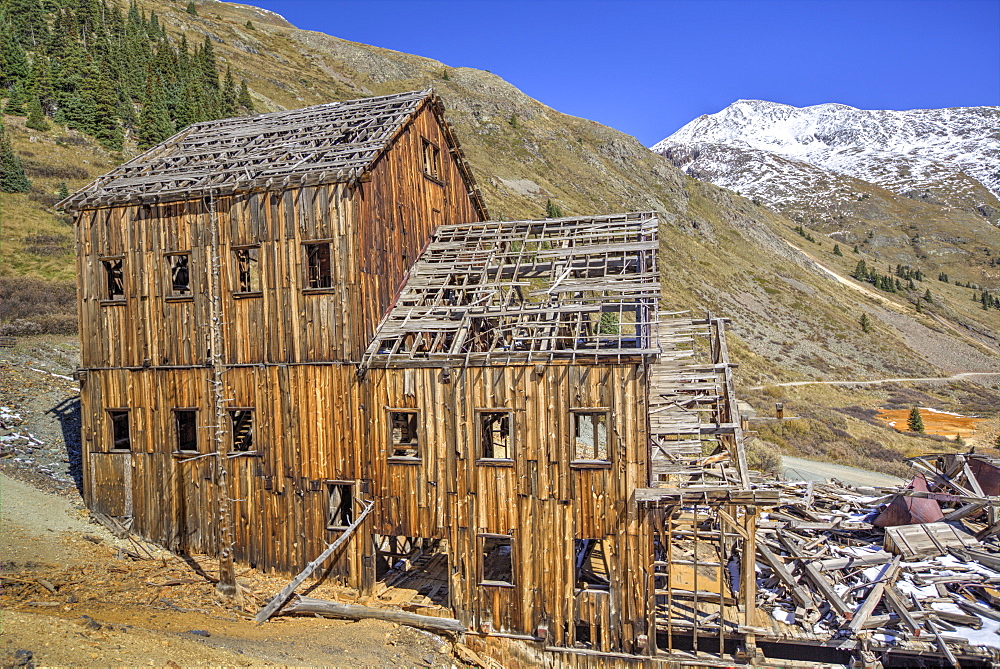 Animas Forks Mine ruins, Animas Forks, Colorado, United States of America, North America