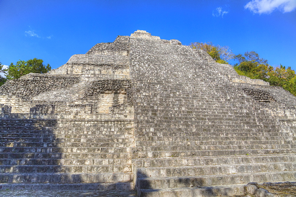 Structure IX, Becan, Mayan ruins, Campeche, Mexico, North America