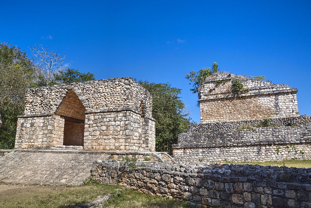 Corbelled Arch, Ek Balam, Mayan archaeological site, Yucatan, Mexico, North America