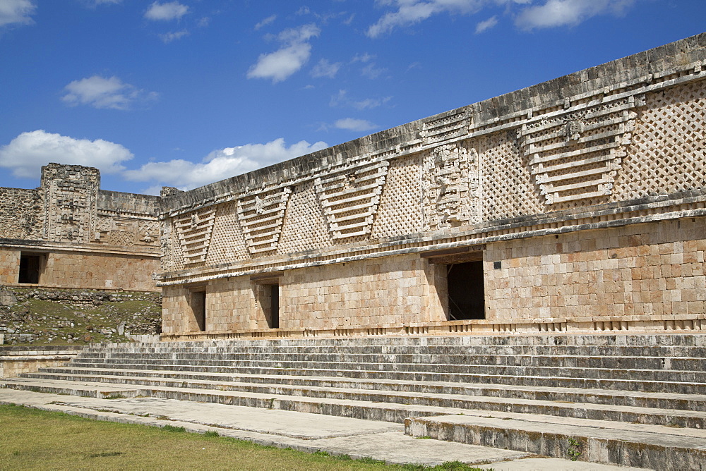 Nuns Quadrangle, Uxmal, Mayan archaeological site, UNESCO World Heritage Site, Yucatan, Mexico, North America