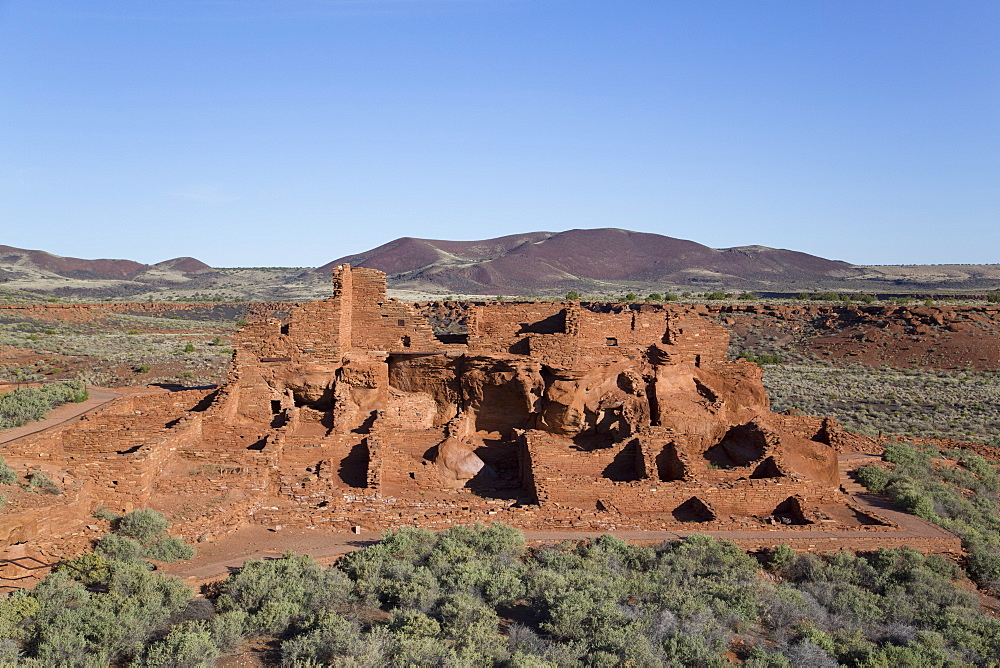 Wupatki Pueblo, inhabited from approximately 1100 AD to 1250 AD, Wupatki National Monument, Arizona, United States of America, North America