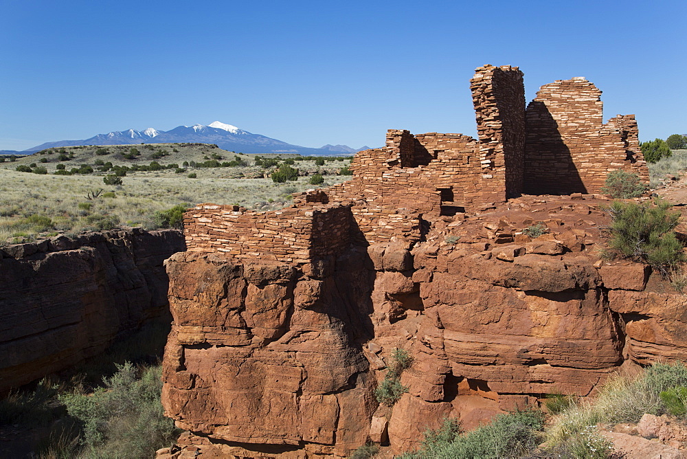 Lomaki Pueblo, inhabited from approximately 1100 AD to 1250 AD, Wupatki National Monument, Arizona, United States of America, North America