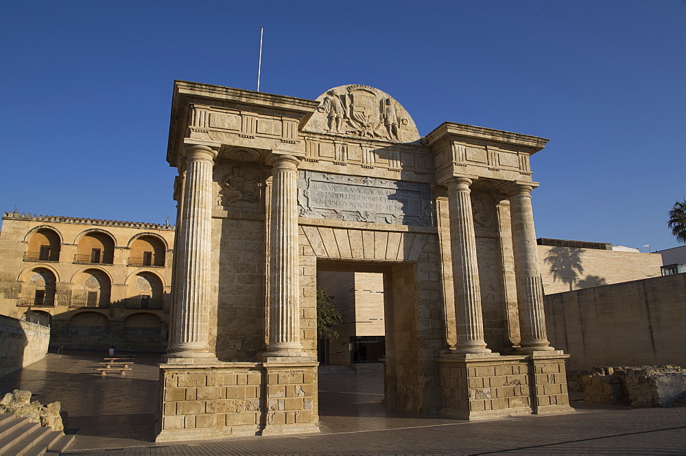 Roman Triumphal Arch, Cordoba, Andalucia, Spain, Europe