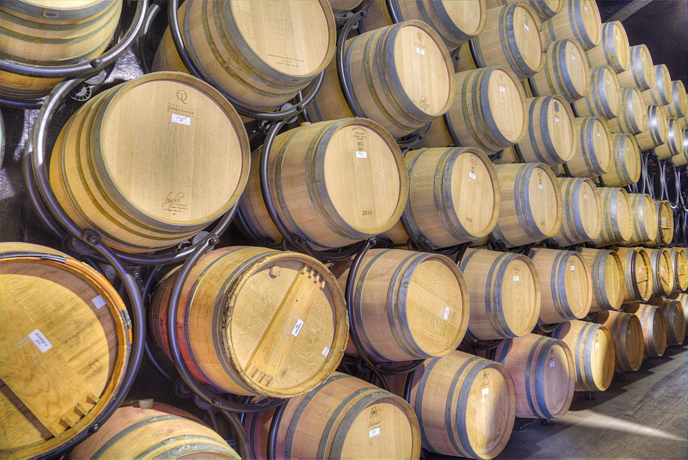 Wine Storage Barrels, Quinta do Crasto, Alto Douro Wine Valley, UNESCO World Heritage Site, Portugal, Europe